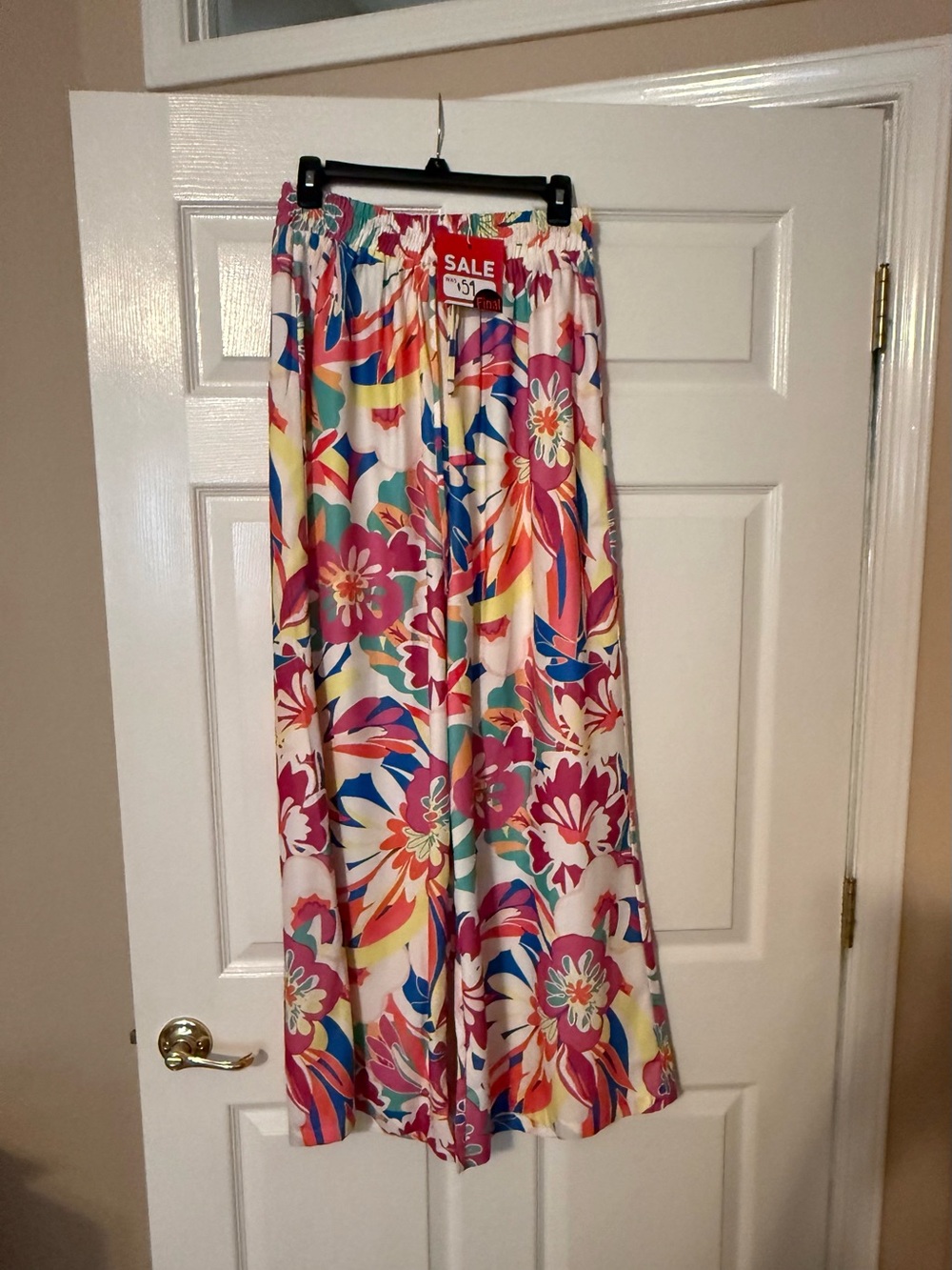 New Flying Tomato Multicolor Floral Maxi Split Skirt
